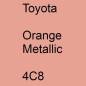 Preview: Toyota, Orange Metallic, 4C8.